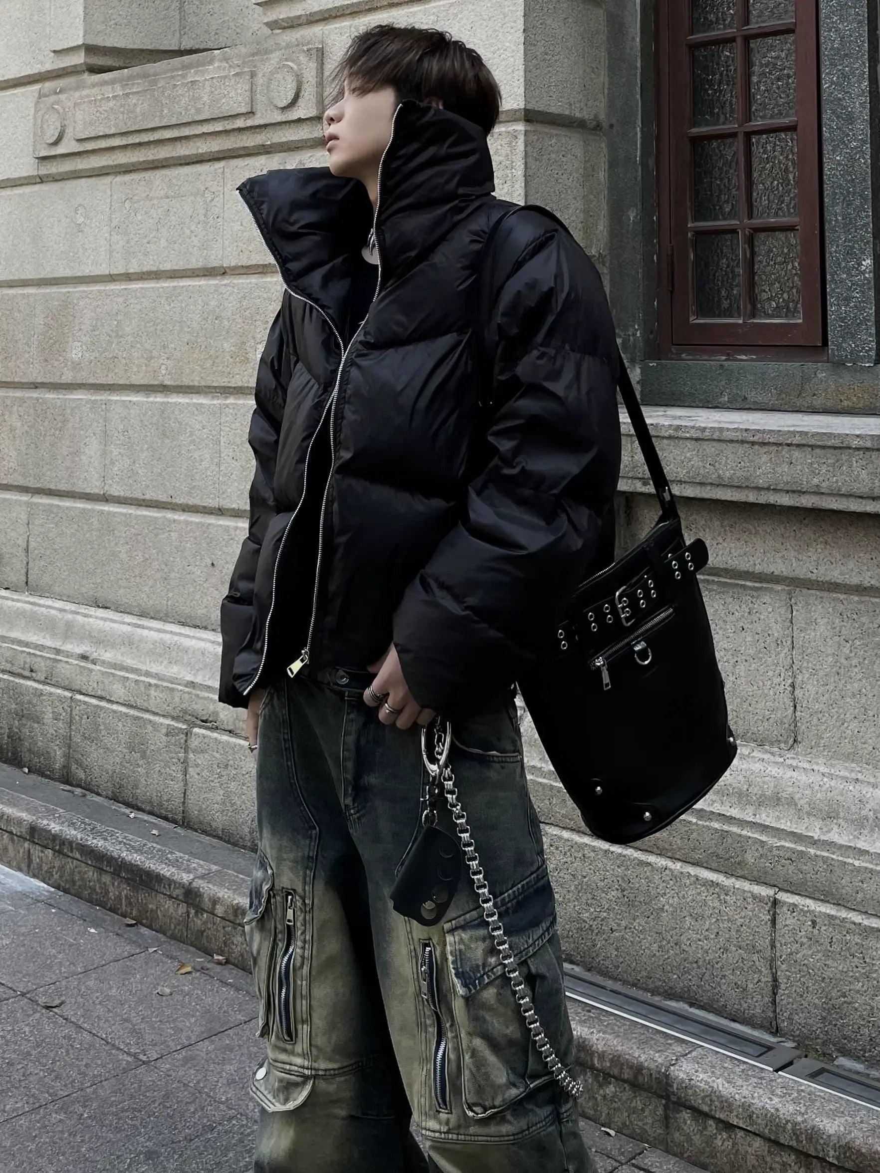 DIANTE ニットドッキングダウン ニットドッキング ダウンジャケット - メルカリ