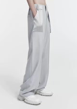 satin light loose slacks nc0043