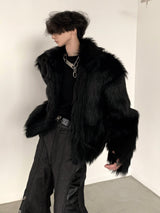 luxury mink touch fur jacket nc0095