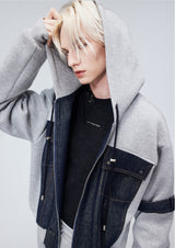 denim mode hoodie nc0012