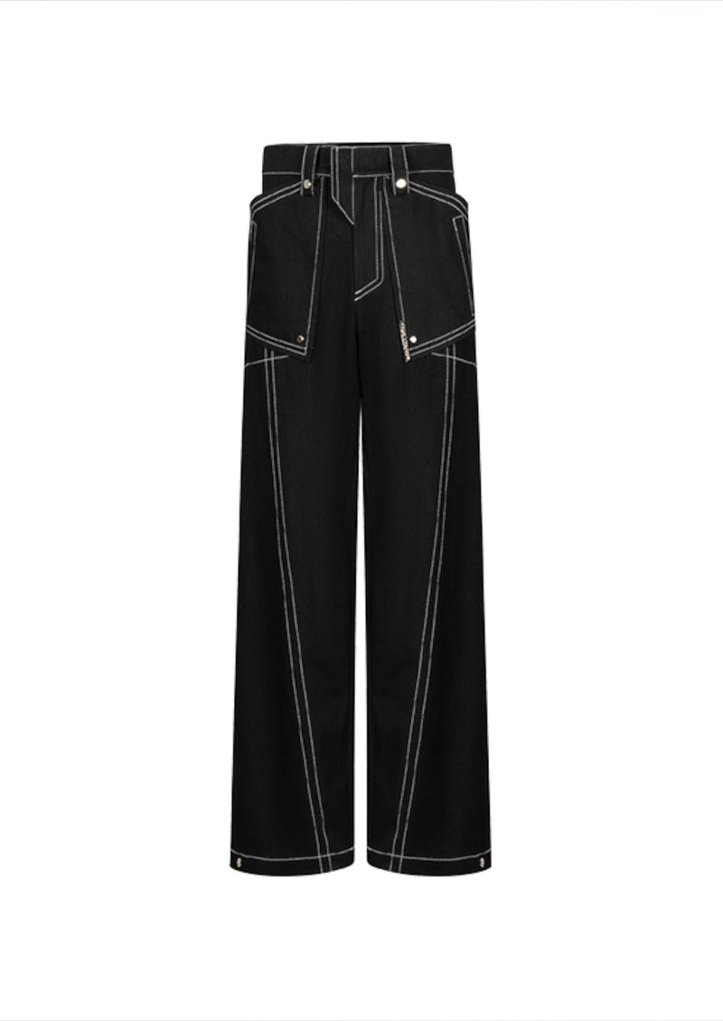 sketch straight denim pants nc0037