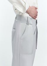 satin light loose slacks nc0043