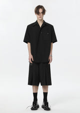 v-neck simple mode shirt (short sleeve) nc0050