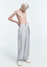 satin light loose slacks nc0043