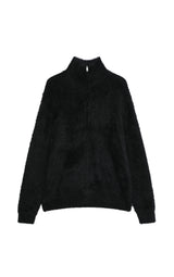 zip up high neck knit nc0060