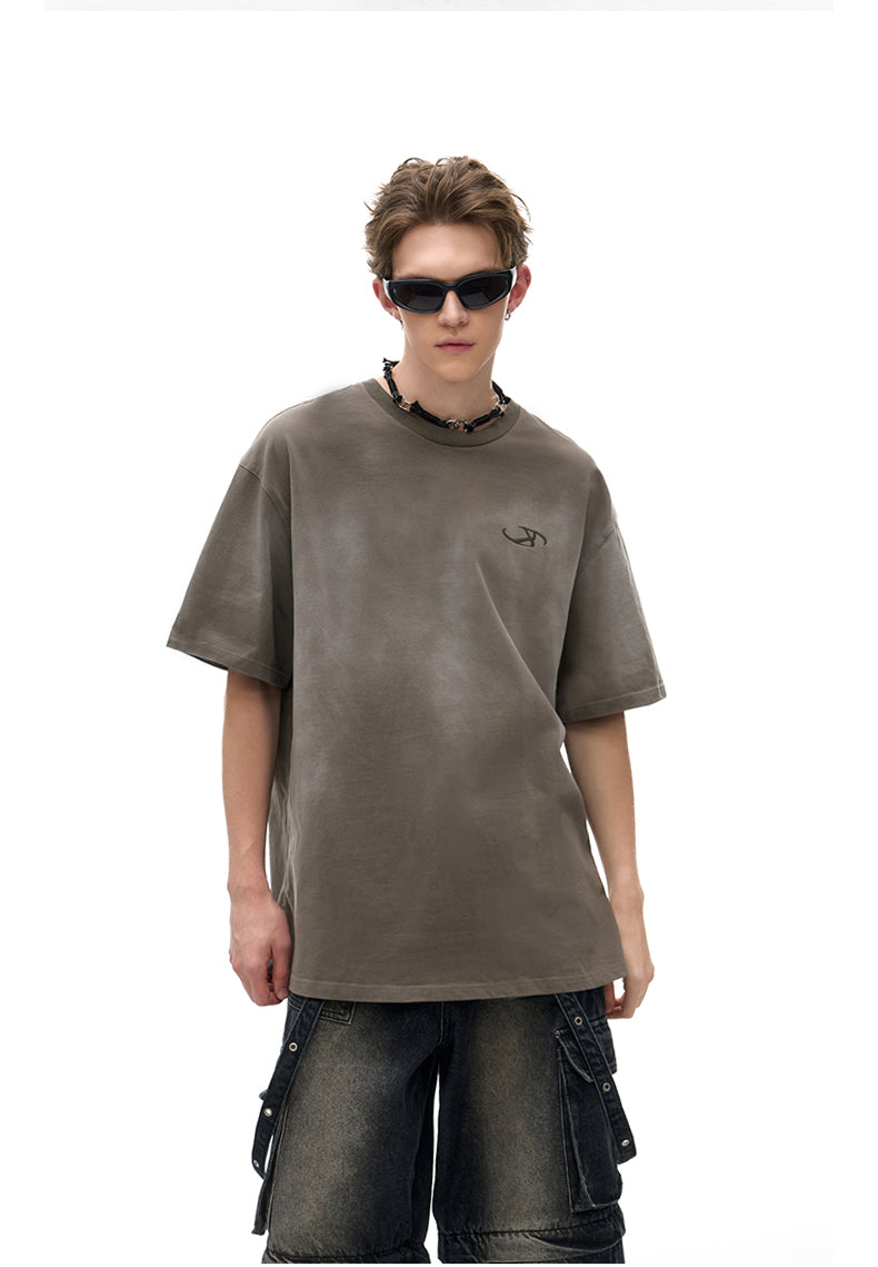 washed point loose T-shirt nc0116