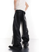 punk leather pants nc0133