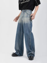 gloss coated denim pants nc0055