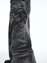 wasteland style loose denim pants nc0121