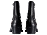 fire embossed leather boots nc0140