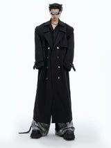 mode silhouette trench coat nc0162