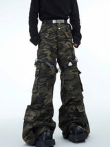 camouflage buckle pants nc0223