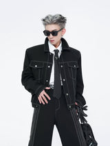 sketch design monochrome jacket nc0071