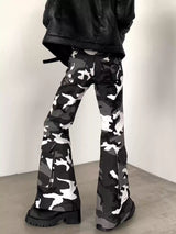 camouflage mode flare pants nc0185