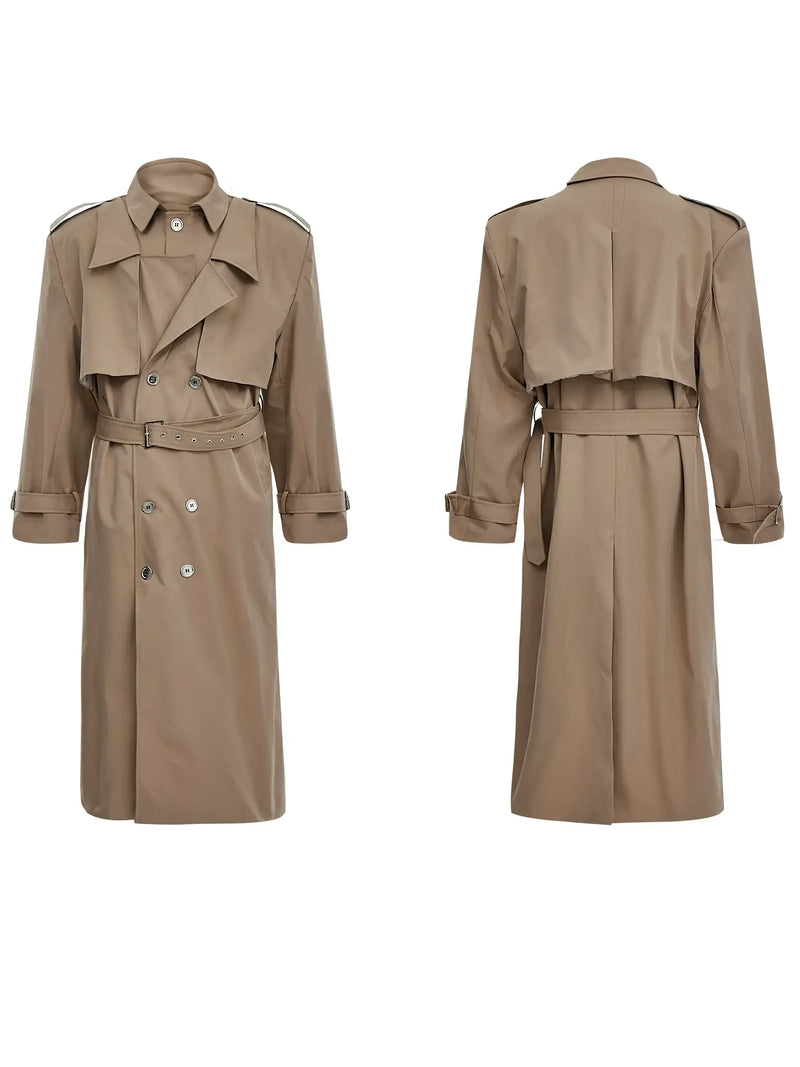 mode silhouette trench coat nc0162