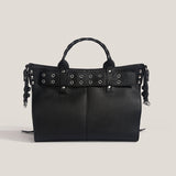 rivet edge leather bag nc0112