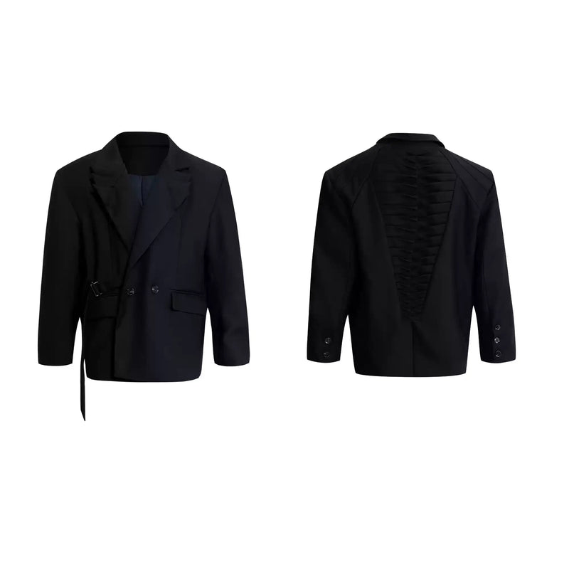 layered collar mode jacket nc0169