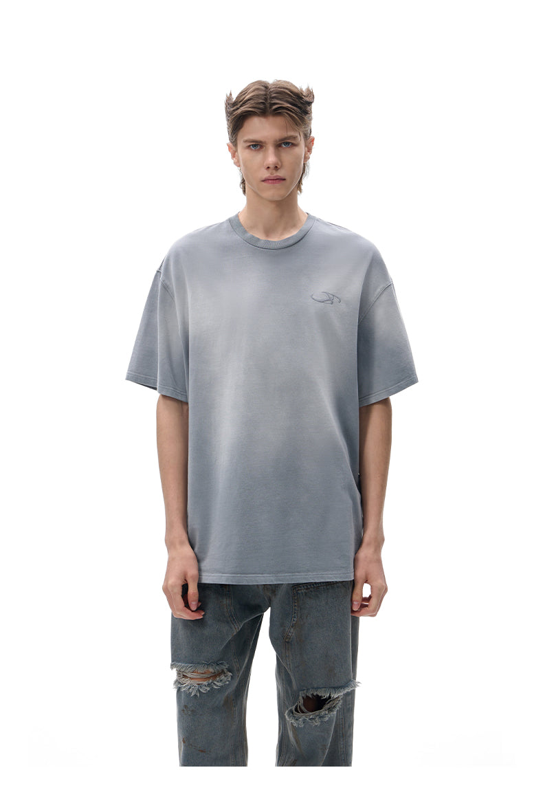 washed point loose T-shirt nc0116