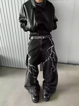 lightning design street denim pants nc0196