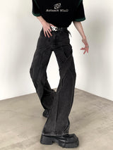 cross design high end denim pants nc0091