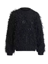 ring fur touch loose knit nc0208