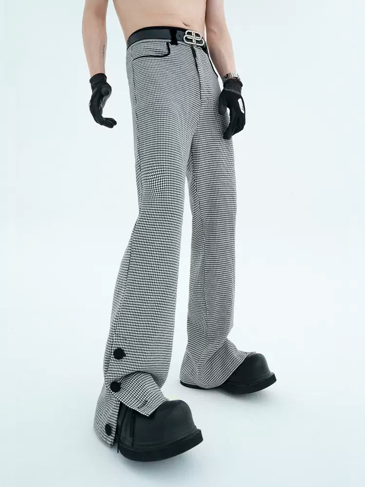 houndstooth pattern slacks nc0073