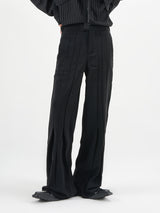 pleated flare classical slacks nc0087