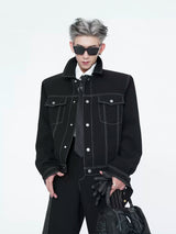 sketch design monochrome jacket nc0071