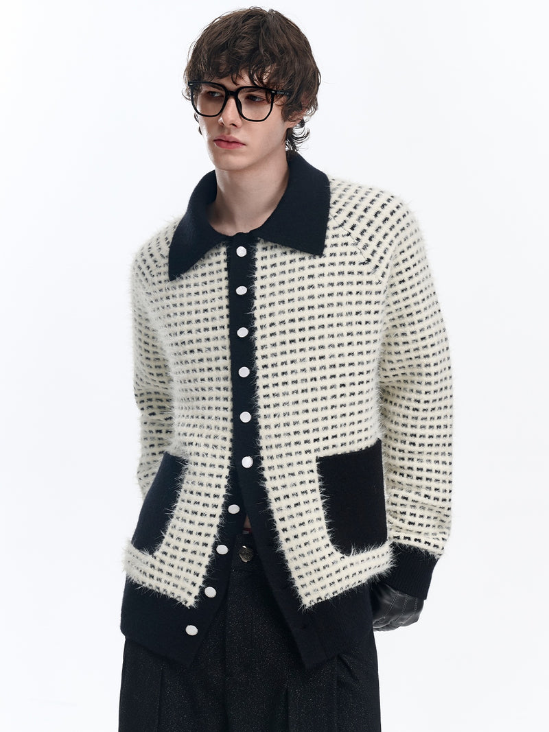 monotone classical cardigan nc0150