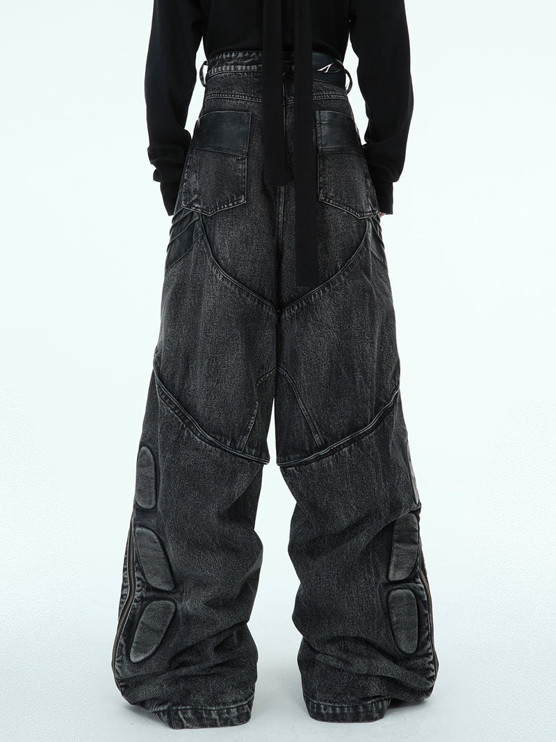 deconstructed armor jeans nc0245