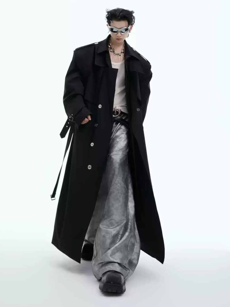 mode silhouette trench coat nc0162