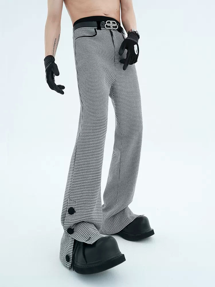 houndstooth pattern slacks nc0073