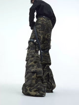 camouflage buckle pants nc0223