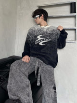 gradient icon loose knit nc0236