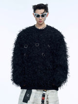 ring fur touch loose knit nc0208