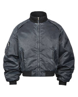 emboss washed MA1 jacket nc0242