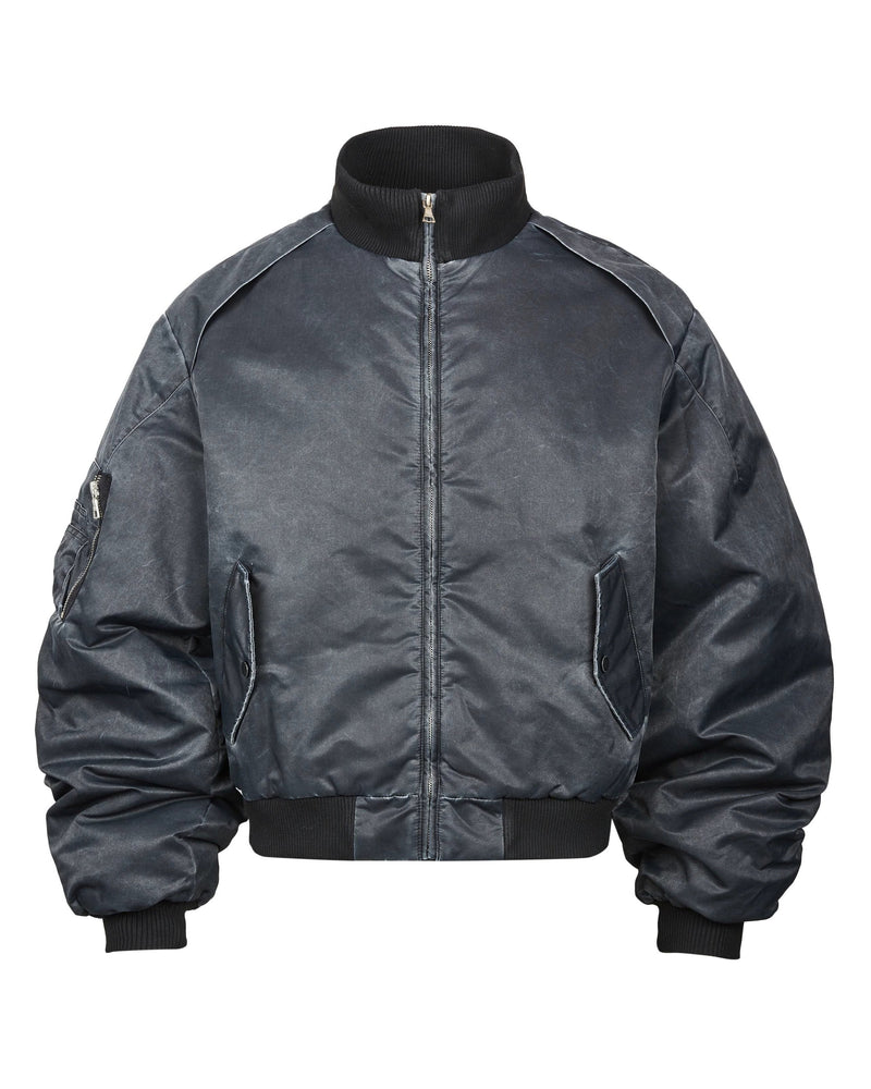 emboss washed MA1 jacket nc0242