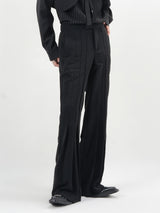 pleated flare classical slacks nc0087