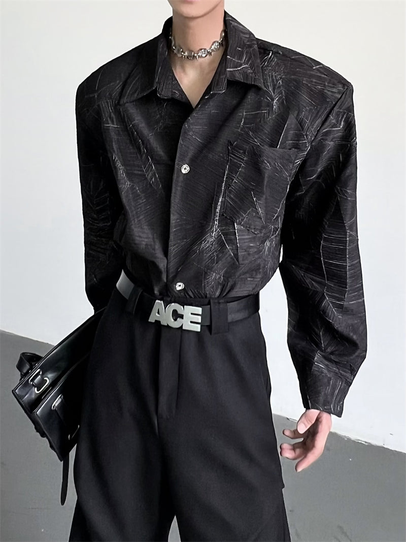 mode silhouette nuance design shirt nc0153