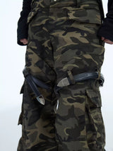 camouflage buckle pants nc0223