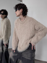 mohair touch loose knit nc0255