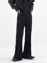 pleated flare classical slacks nc0087