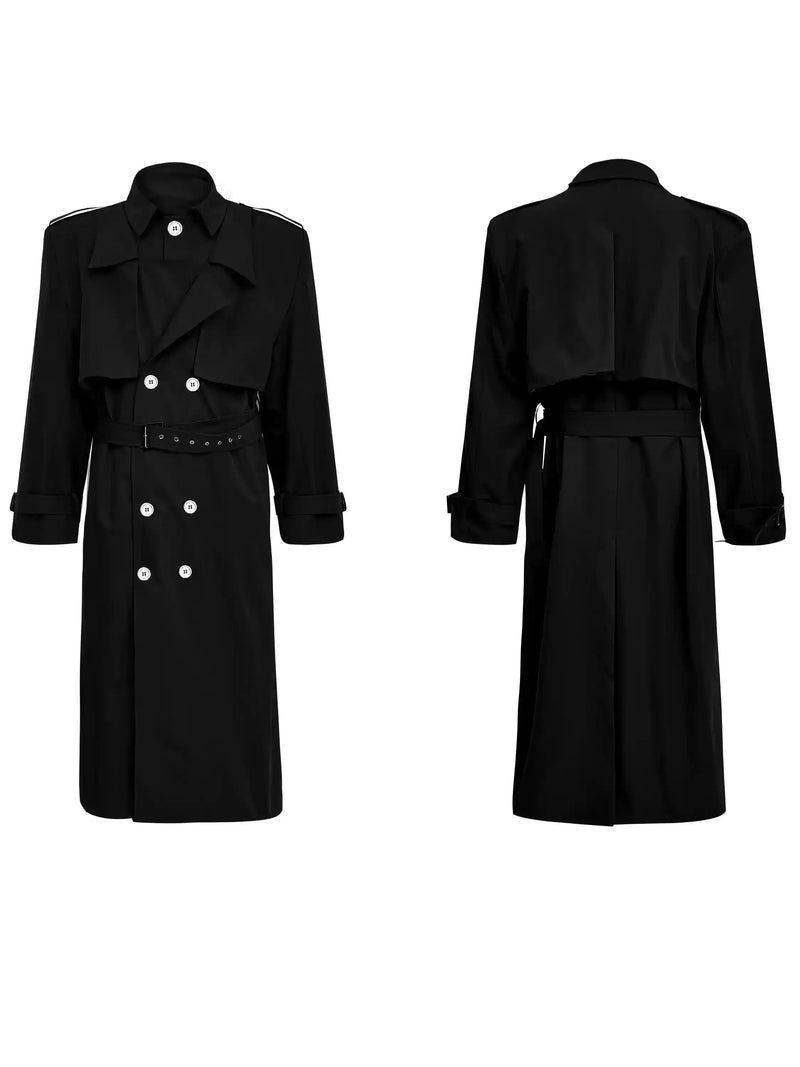 mode silhouette trench coat nc0162