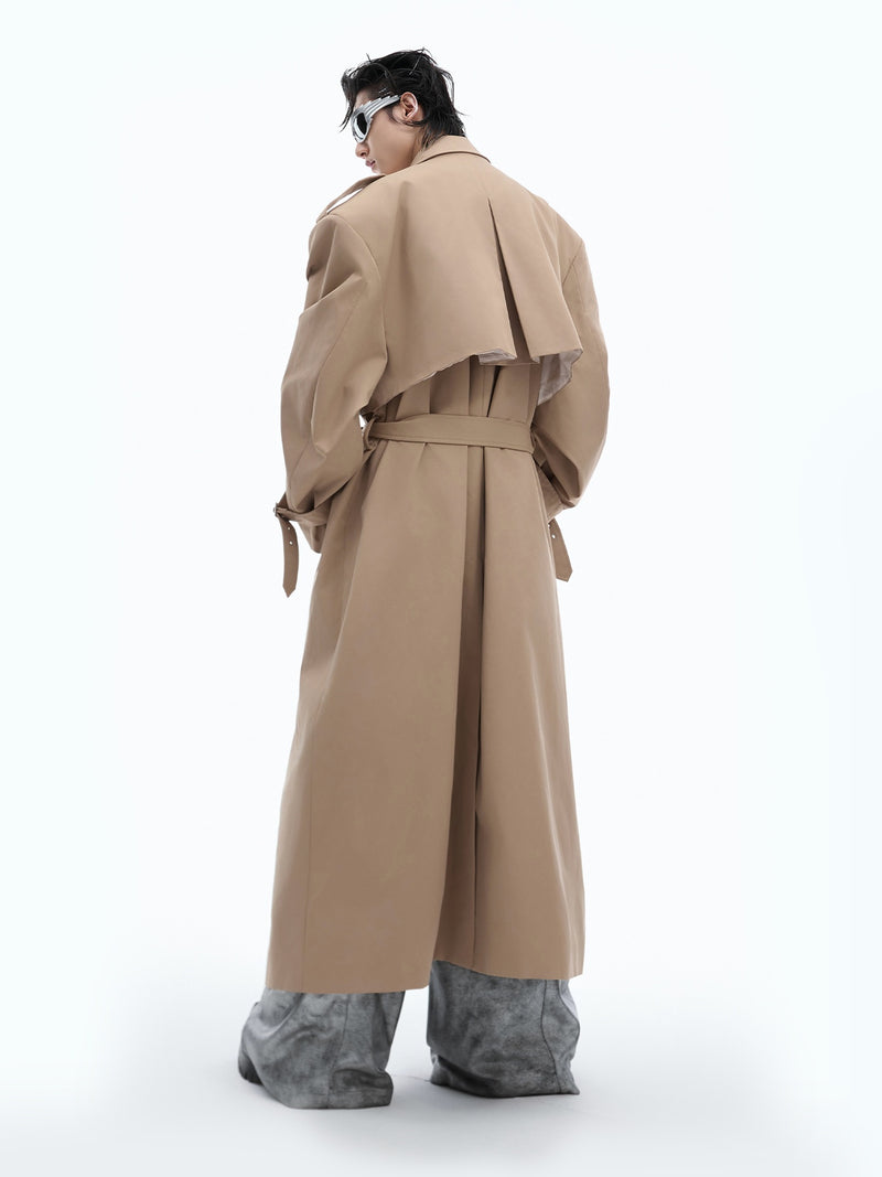 mode silhouette trench coat nc0162