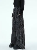 deconstructed armor jeans nc0245