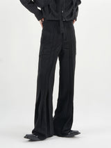 pleated flare classical slacks nc0087