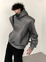 layered loose silhouette hoodie nc0101