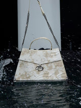 embossed metal icon bag nc0207