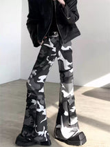 camouflage mode flare pants nc0185