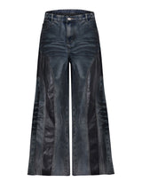 wasteland style loose denim pants nc0121